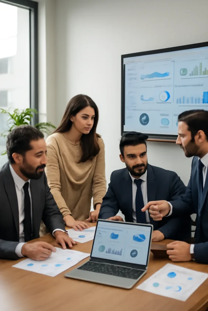 Professional photo of Pakistani accountants and business consultants